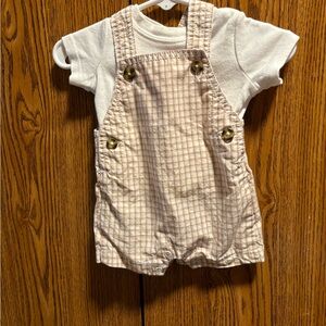 Carter's Cream Overalls Classic Style